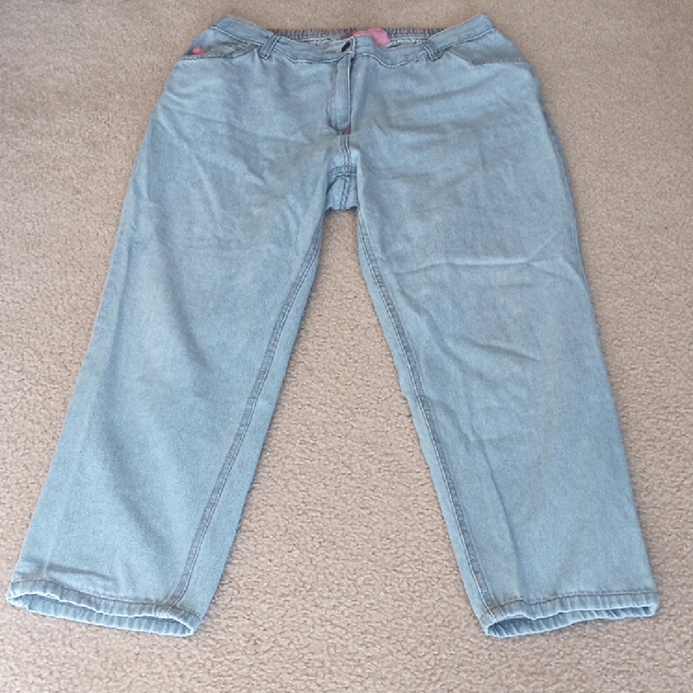 WOMAN WITHIN  Classic Fit Jeans,size 18W